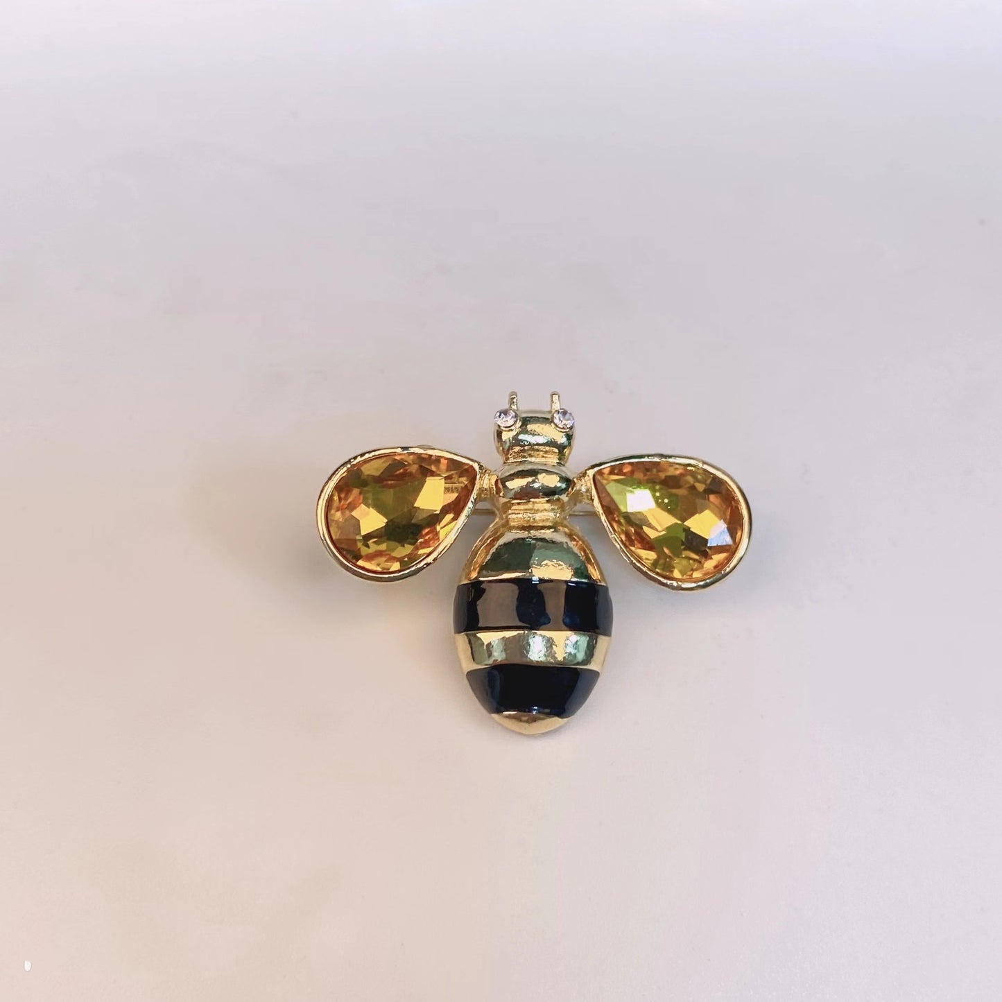 Cartoon Style Bee Imitation Pearl Alloy Rhinestone Enamel Unisex Brooches