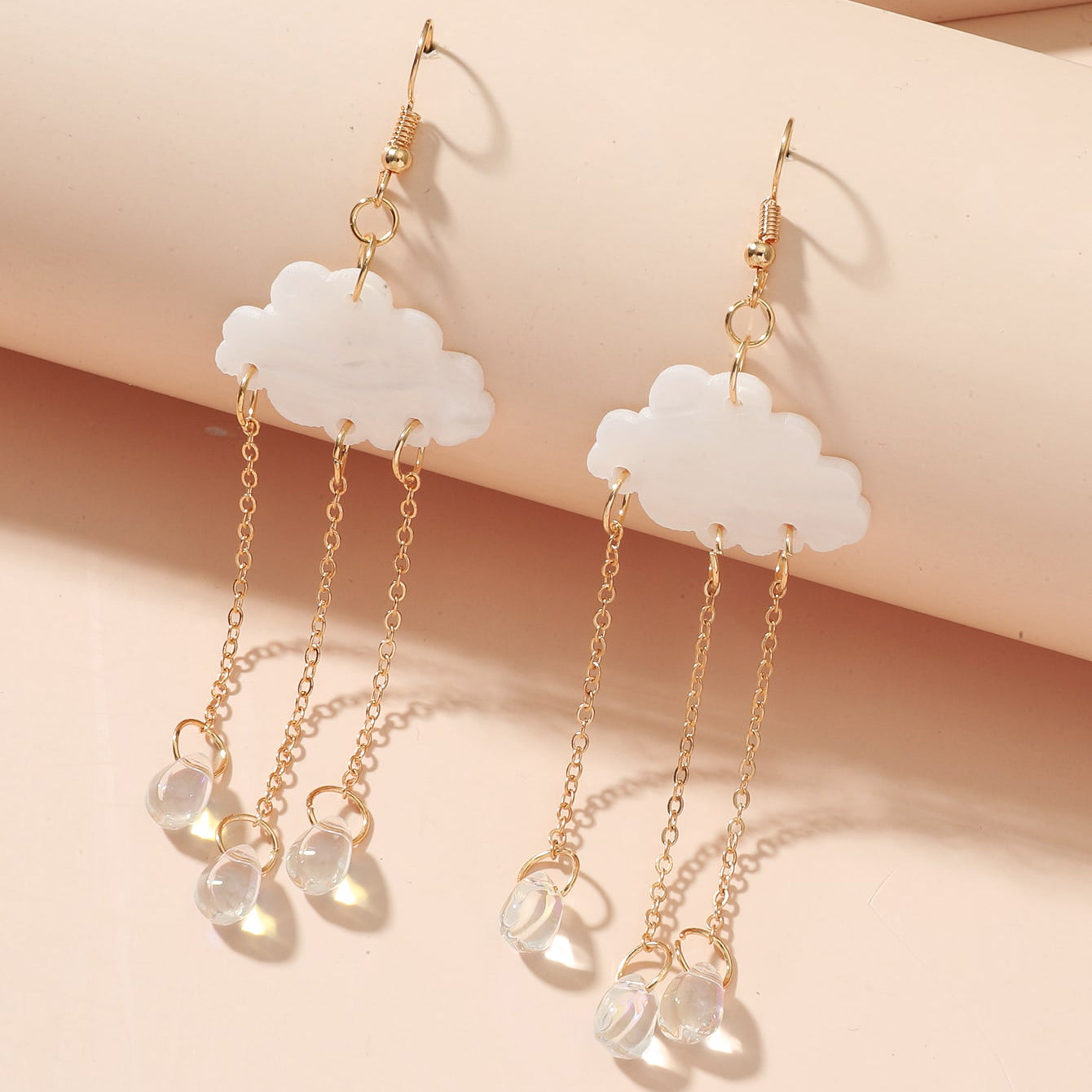 Cute Clouds Arylic Water Drop Women's Ear Hook 1 Pair