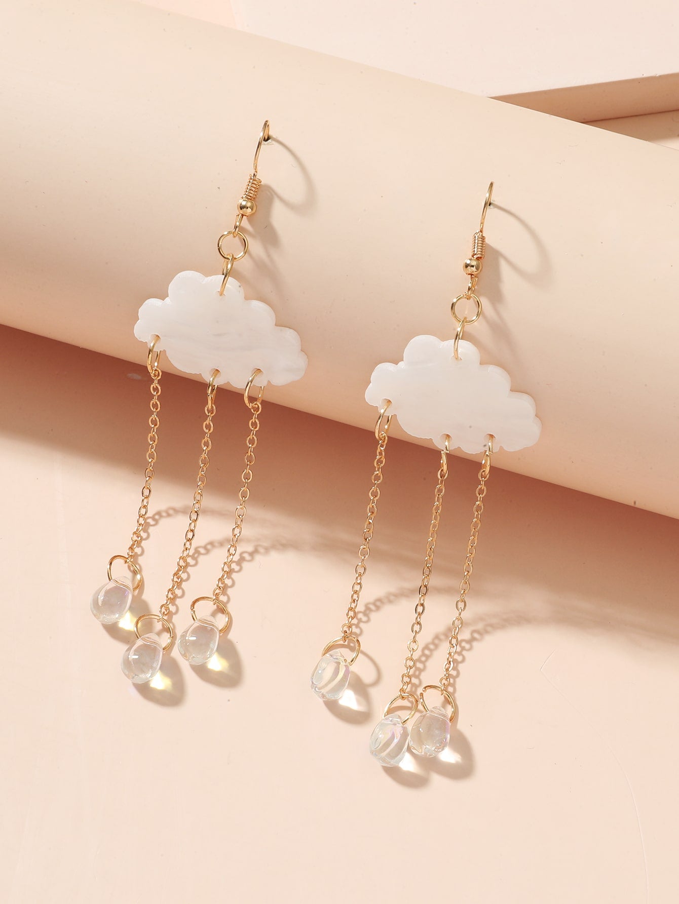 Cute Clouds Arylic Water Drop Women's Ear Hook 1 Pair