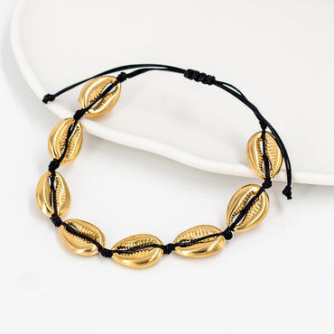 Fashion Shell Synthetic Resin Rope Handmade Unisex Bracelets Necklace 1 Piece