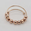 Retro Round Stainless Steel Copper Rings 1 Piece