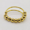 Retro Round Stainless Steel Copper Rings 1 Piece