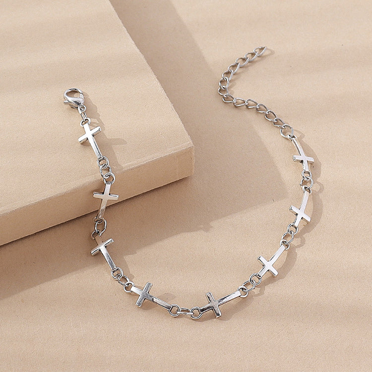 Fashion Cross Alloy Patchwork Women's Bracelets 1 Piece