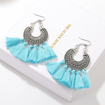 Fashion Sector Alloy Inlay Rhinestones Women's Drop Earrings 1 Pair