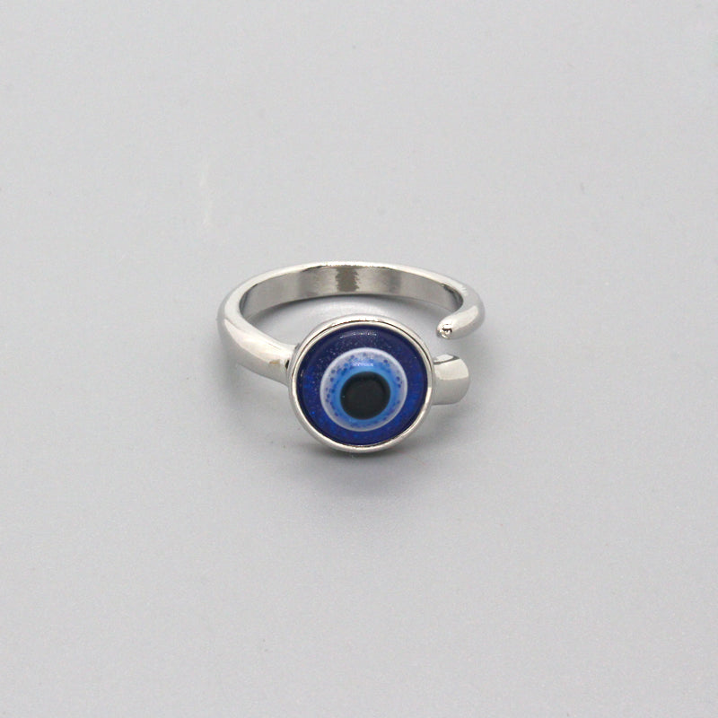 Retro Devil's Eye Alloy Unisex Open Ring