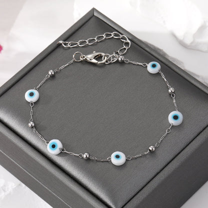 Casual Devil's Eye Resin Pearl Women's Bracelets