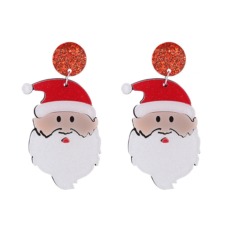 Fashion Cartoon Arylic Printing Women's Earrings 1 Pair