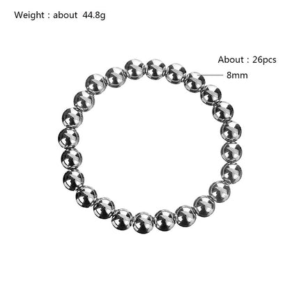 Fashion Geometric Stainless Steel Polishing Bracelets