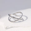 Fashion Geometric Stainless Steel Plating Open Ring