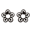 Simple Style Plant Stainless Steel Plating Ear Studs 1 Pair