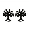 Simple Style Plant Stainless Steel Plating Ear Studs 1 Pair