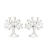 Simple Style Plant Stainless Steel Plating Ear Studs 1 Pair