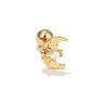 Glam Animal Brass Plating Zircon Ear Studs 1 Piece