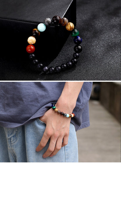 Simple Style Constellation Agate No Inlaid Bracelets