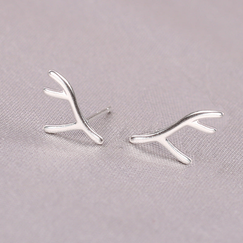 Fashion Pineapple Butterfly Bow Knot Silver Plated Plating Women's Ear Studs 1 Pair