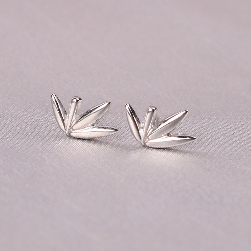 Fashion Pineapple Butterfly Bow Knot Silver Plated Plating Women's Ear Studs 1 Pair