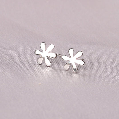 Fashion Pineapple Butterfly Bow Knot Silver Plated Plating Women's Ear Studs 1 Pair