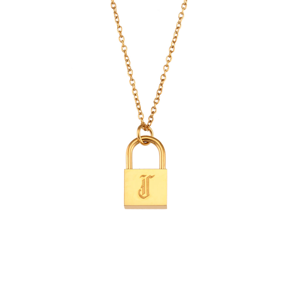 Fashion Letter Stainless Steel Plating Gold Plated Necklace