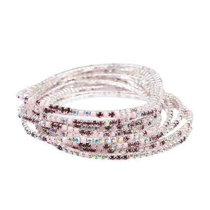 Fashion Geometric Alloy Rhinestones Women's Bracelets