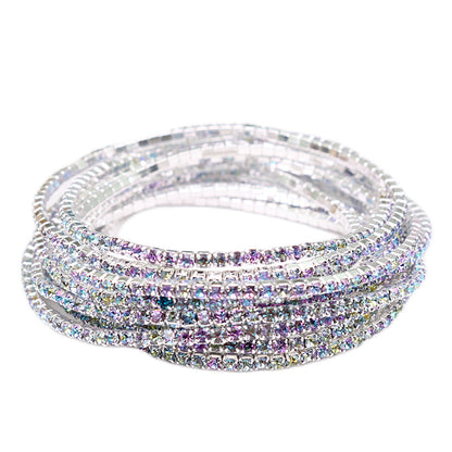 Fashion Geometric Alloy Rhinestones Women's Bracelets