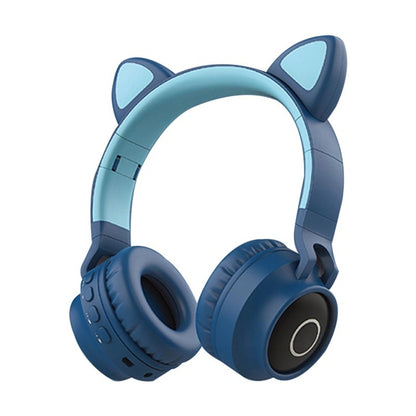 Cat Ears Glowing Head-Mounted Mobile Phone Wireless Headset