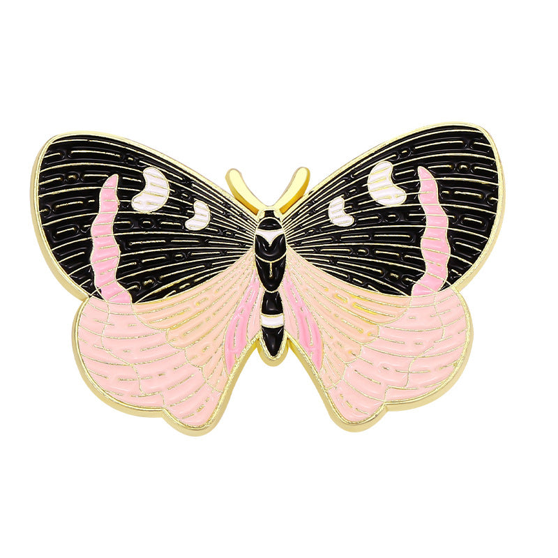 Fashion Butterfly Alloy Enamel Stoving Varnish Women'S Brooches