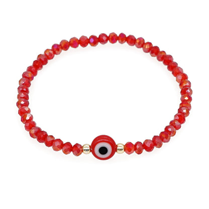 Bohemian Devil's Eye Glass Beaded Women's Bracelets 1 Piece