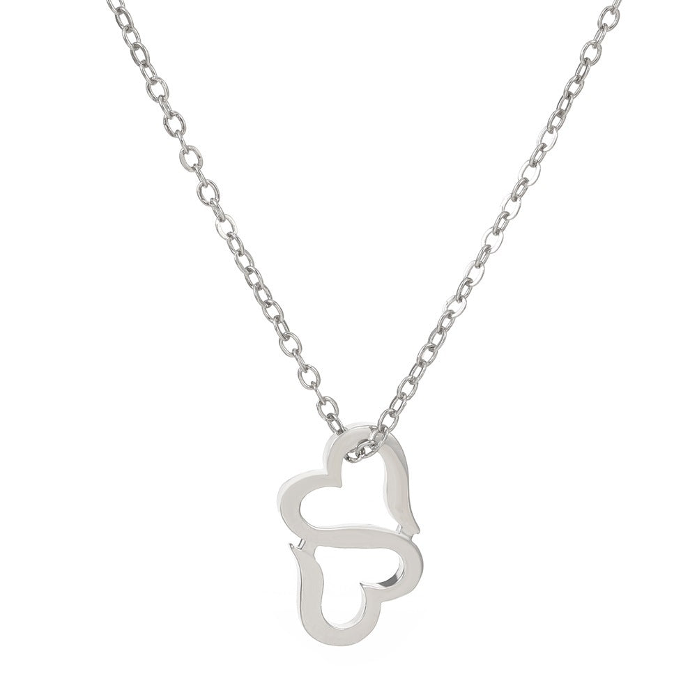 Ins Style Heart Shape Alloy Women's Pendant Necklace 1 Piece