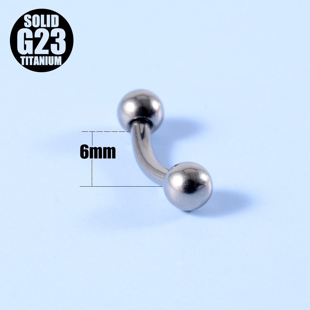 Ear Cartilage Rings & Studs Fashion Geometric G23 Titanium Polishing