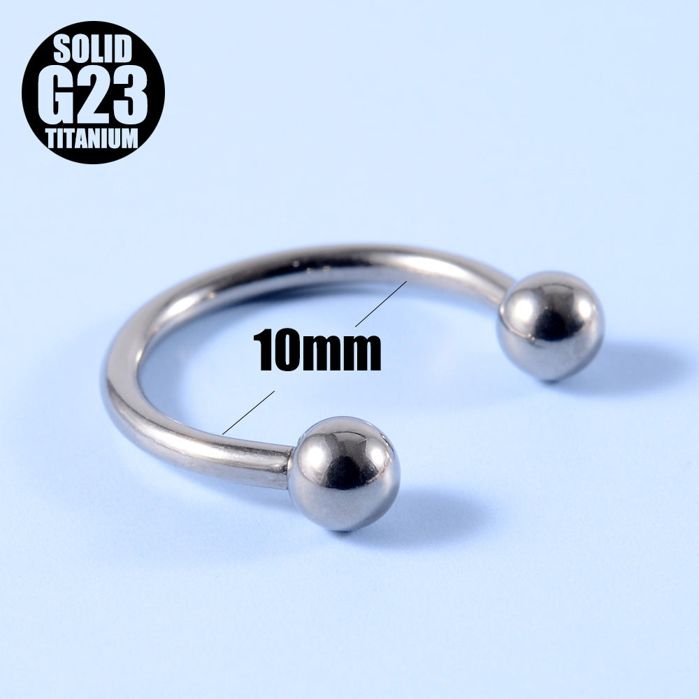 Ear Cartilage Rings & Studs Fashion Geometric G23 Titanium Polishing