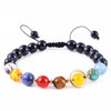 Fashion Planet Natural Stone Beaded Unisex Bracelets