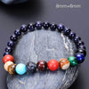 Fashion Planet Natural Stone Beaded Unisex Bracelets