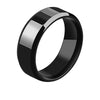 Ethnic Style Geometric Titanium Steel Plating Rings 1 Piece