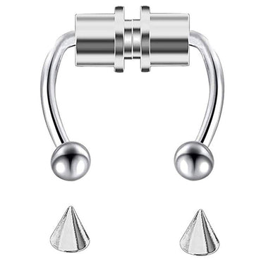 Fashion Geometric Stainless Steel Plating Nose Ring