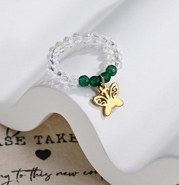 Fashion Heart Shape Stainless Steel Rings 1 Piece