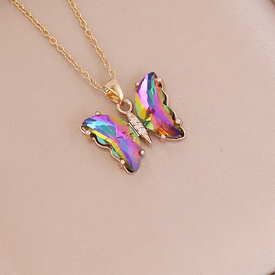 Fashion Butterfly Metal Plating Women's