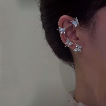 Simple Style Geometric Metal Plating Artificial Gemstones Women's Earrings