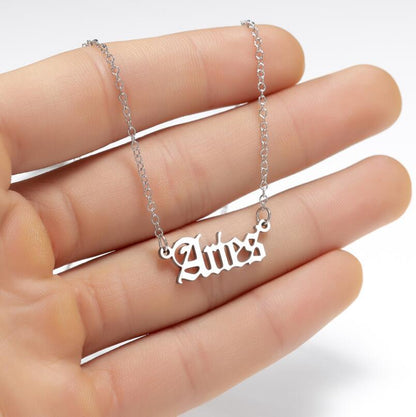 Fashion Constellation Stainless Steel Necklace 1 Piece