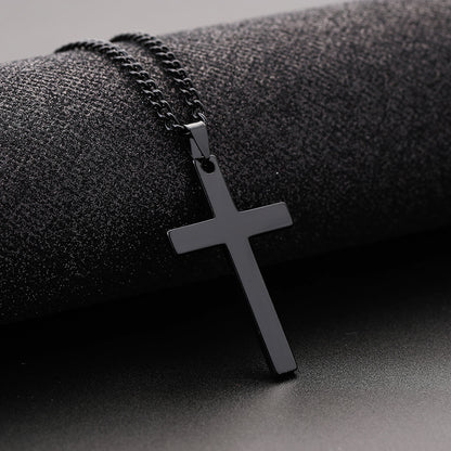 Hip-hop Cross Alloy Unisex Pendant Necklace 1 Piece