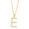 Simple Style Letter Copper Gold Plated Artificial Pearls Pendant Necklace 1 Piece