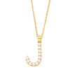 Simple Style Letter Copper Gold Plated Artificial Pearls Pendant Necklace 1 Piece