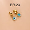 Fashion Eye Stainless Steel Plating Earrings 1 Pair