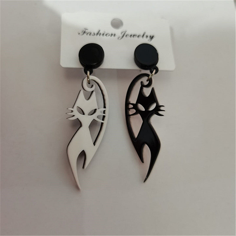 Fashion Cat Arylic Women's Drop Earrings 1 Pair