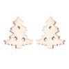 Fashion Christmas Tree Stainless Steel Ear Studs 1 Pair