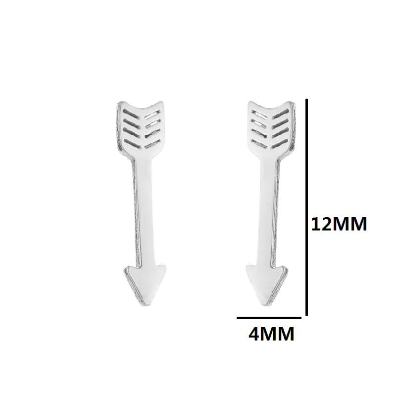 1 Pair Simple Style Sun Stainless Steel Plating Ear Studs