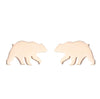 Fashion Rabbit Bat Bird Stainless Steel Plating Ear Studs 1 Pair