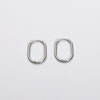 Simple Style U Shape Stainless Steel Polishing Plating Earrings 1 Pair