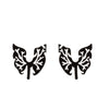 Simple Style Spider Web Butterfly Notes Stainless Steel Plating Hollow Out Ear Studs 1 Pair