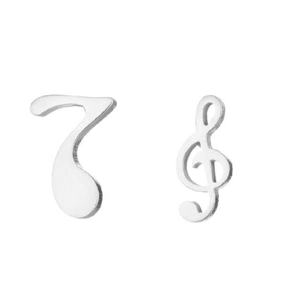 Simple Style Spider Web Butterfly Notes Stainless Steel Plating Hollow Out Ear Studs 1 Pair