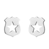 1 Pair Simple Style Ice Cream Stainless Steel Plating Ear Studs